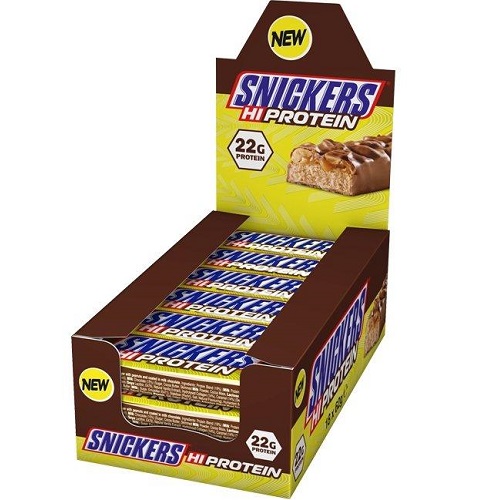 Mars Snickers Hi Protein Bars, 1x55 Grams /12 bars box/